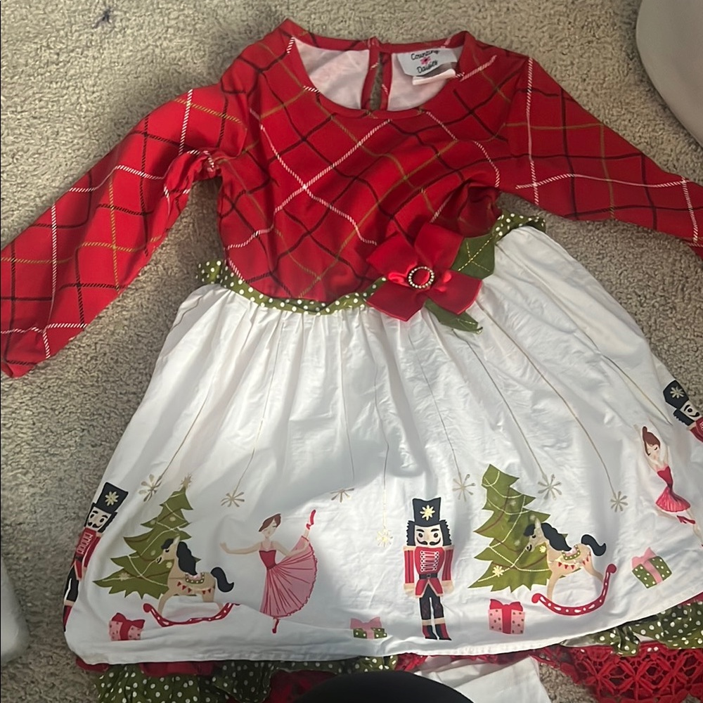 Girls Christmas nutcracker dress
